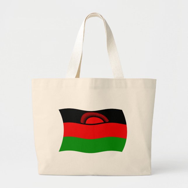 Malawi Flag Tote Bag (Front)