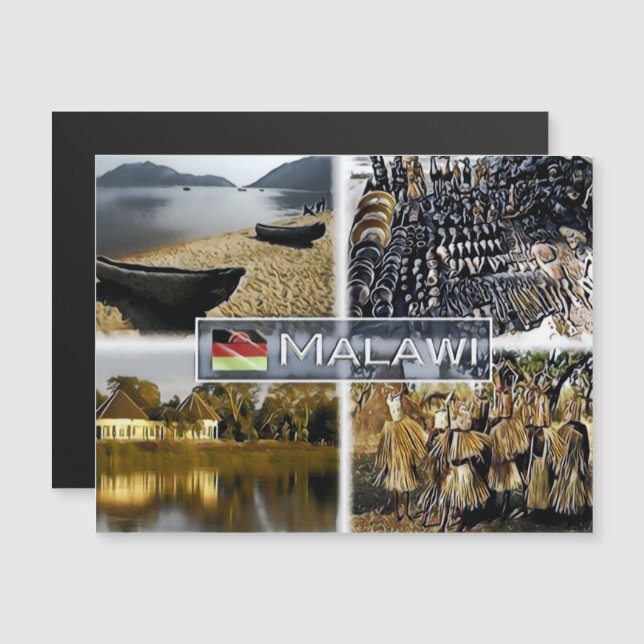 Malawi - Lake Malawi - Crafts mark - Mosaic - (Front/Back)