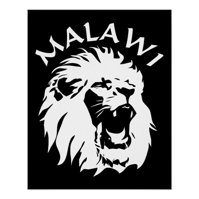 Malawi Lion Poster (Front)
