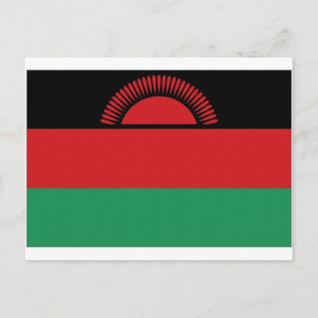 Malawi National Flag Postcard (Front)