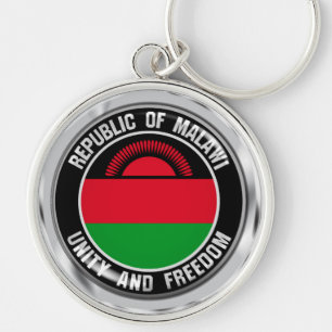 Malawi  Round Emblem Key Ring