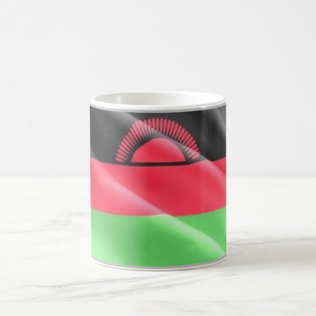 Malawi - Waving Flag - Coffee Mug (Center)