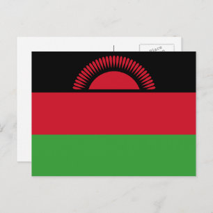 Malawian Flag, Flag of Malawi Postcard