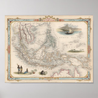 Malay Archipelago, or East India Islands Poster