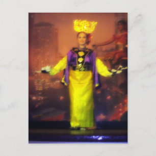 Malay  candle  dance postcard