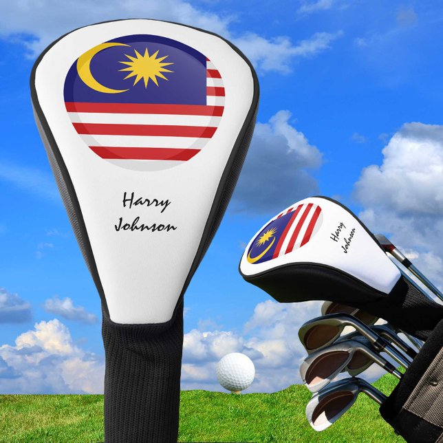 Malay Flag & Monogrammed Golf Clubs Covers (Creator Uploaded)