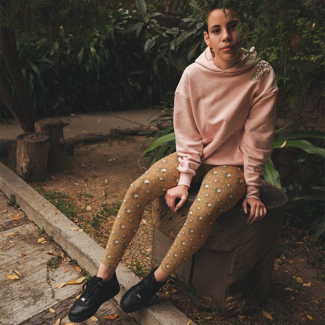 Malayan Tapirs Cinnamon Copper Orange Patterned Leggings (Creator Uploaded)