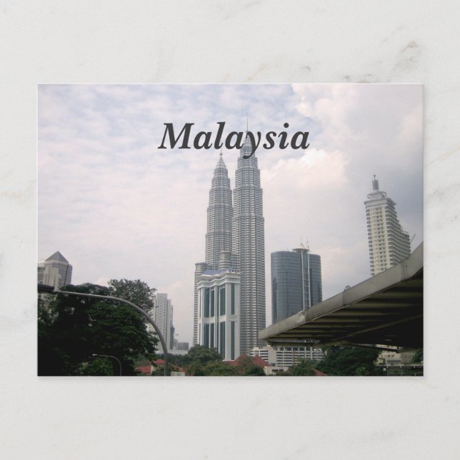 Malaysia Cityscape Postcard (Front)