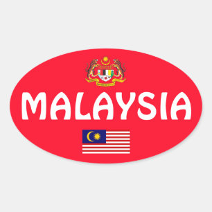 Malaysia European Oval Style Sticker