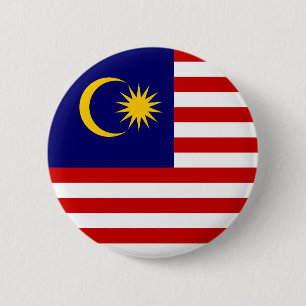Malaysia Flag 6 Cm Round Badge
