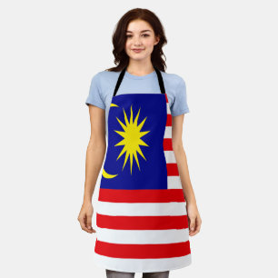 Malaysia flag apron