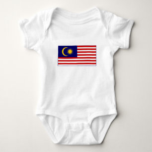 Malaysia Flag Baby Bodysuit