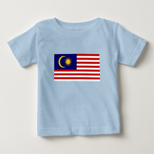 Malaysia Flag Baby T-Shirt (Front)