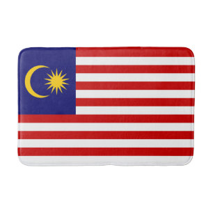 Malaysia Flag Bath Mat