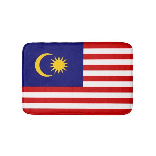 Malaysia flag bath mat (Front)