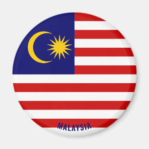 Malaysia Flag Charming Patriotic Magnet