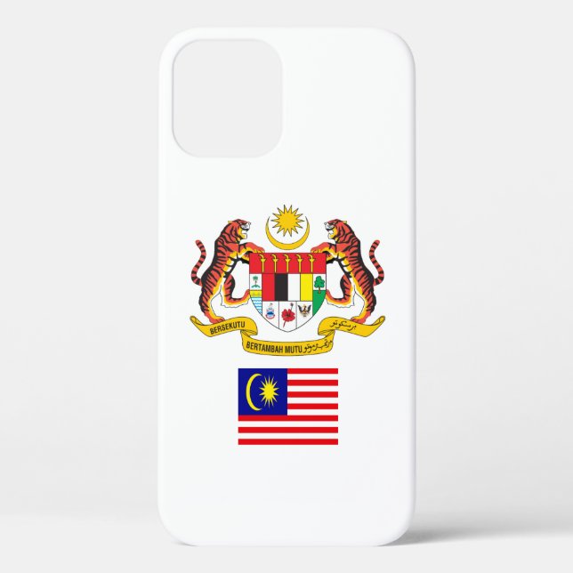 Malaysia flag-coat of arms Case-Mate iPhone case (Back)