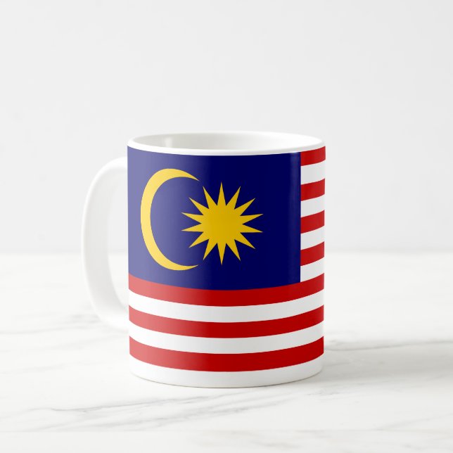 Malaysia Flag Coffee Mug (Front Left)