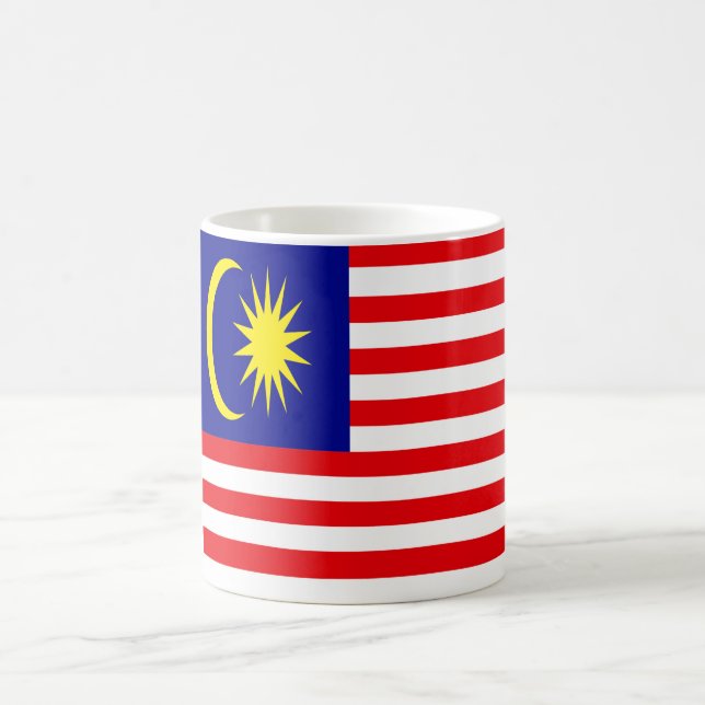 Malaysia flag coffee mug (Center)