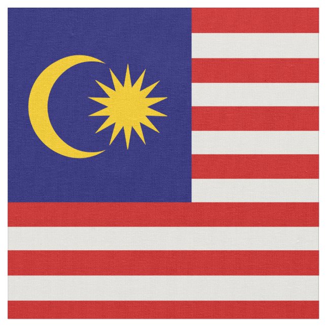Malaysia flag fabric (Close Up)
