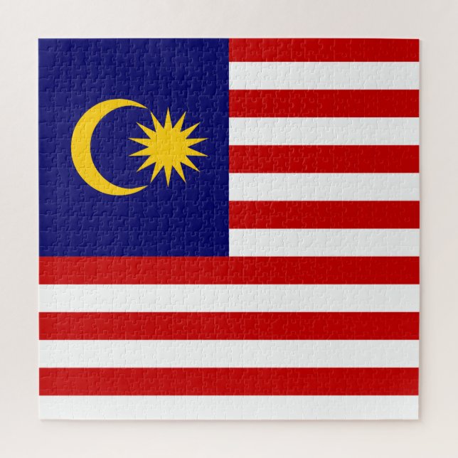 Malaysia Flag Jigsaw Puzzle (Vertical)