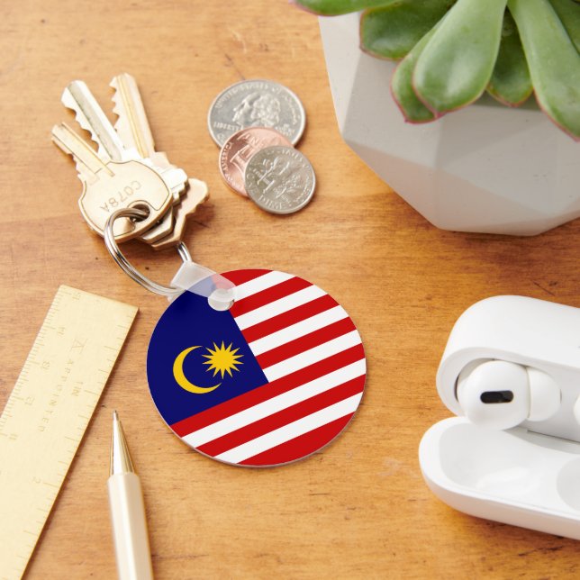 Malaysia flag key ring (Desk)