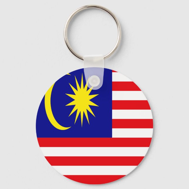 Malaysia flag key ring (Front)