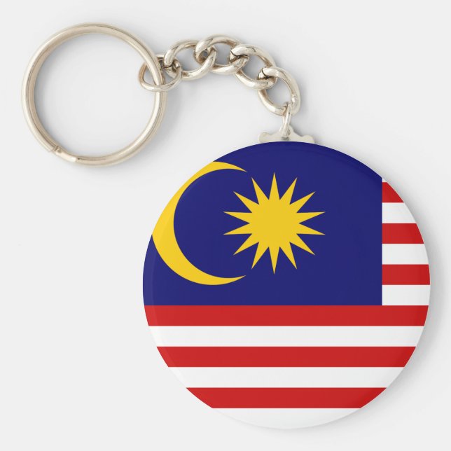 Malaysia Flag Key Ring (Front)