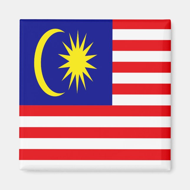 Malaysia flag magnet (Front)