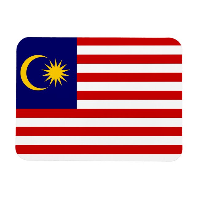 Malaysia Flag Magnet (Horizontal)