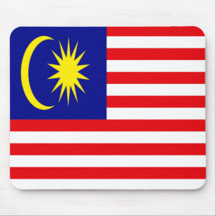 Malaysia flag mouse pad