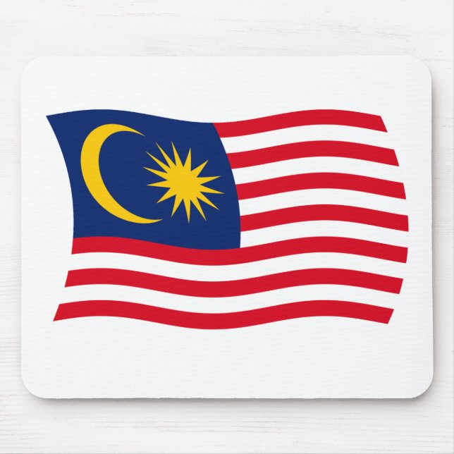 Malaysia Flag Mousepad (Front)