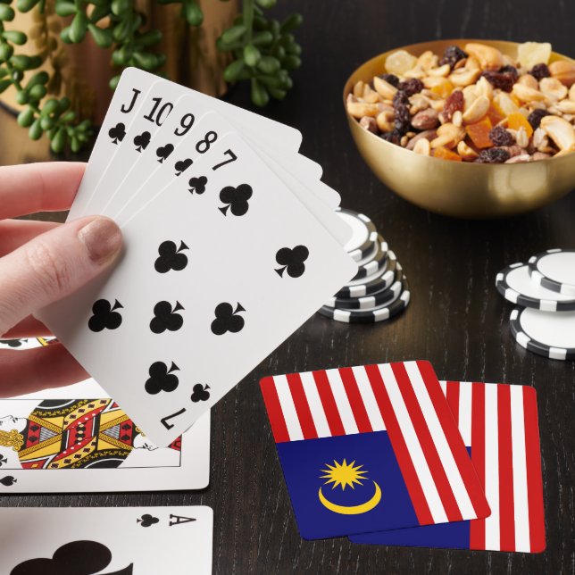 Malaysia flag playing cards (In Situ)