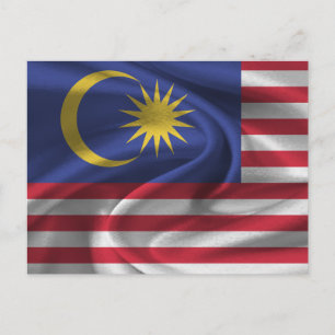 Malaysia Flag Postcard