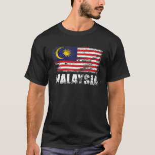 Malaysia Flag T Shirt Malaysian Tee