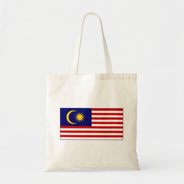 Malaysia Flag Tote Bag (Front)