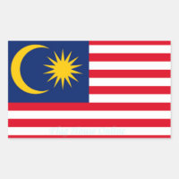 Malaysia - High Quality Flag Sticker