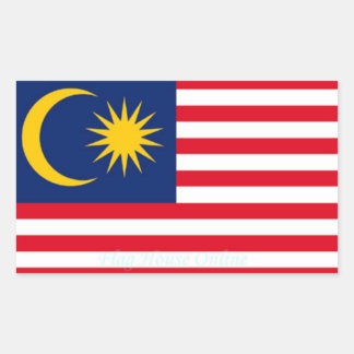 Malaysia - High Quality Flag Sticker