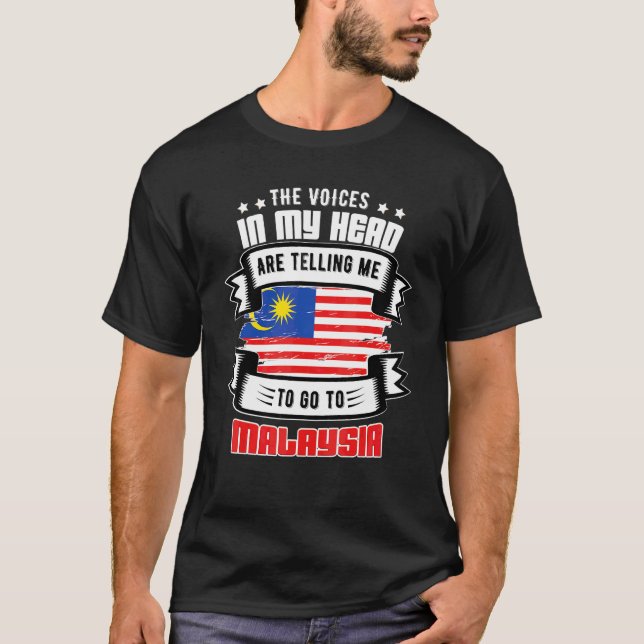 Malaysia In My Head T-Shirt (Front)
