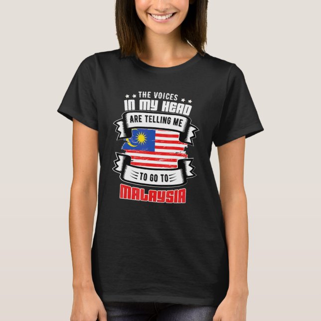 Malaysia In My Head T-Shirt (Front)