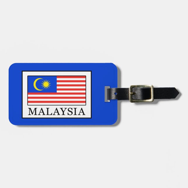Malaysia Luggage Tag (Front Horizontal)