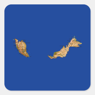Malaysia Map Sticker