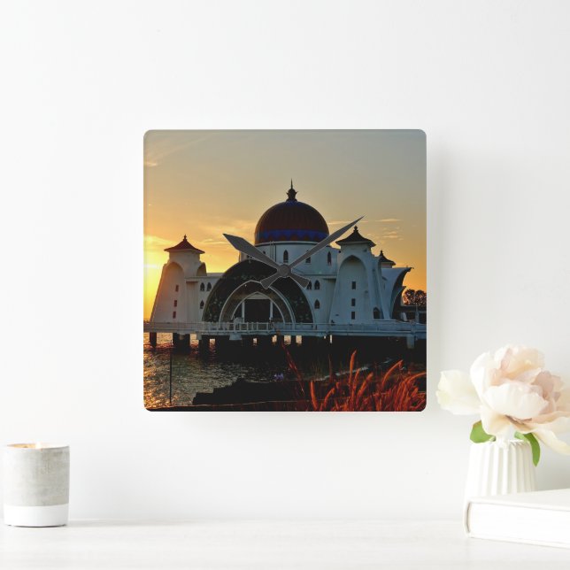 Malaysia - Melaka Square Wall Clock (Home)
