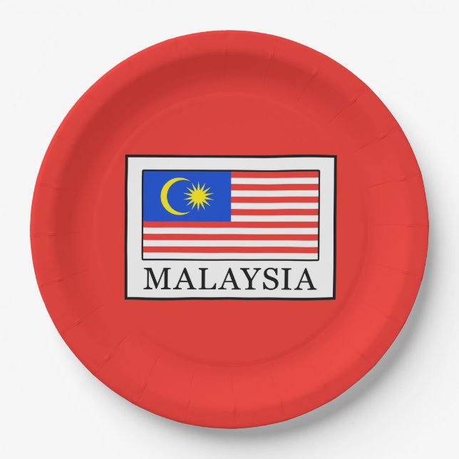 Malaysia Paper Plate (Front)