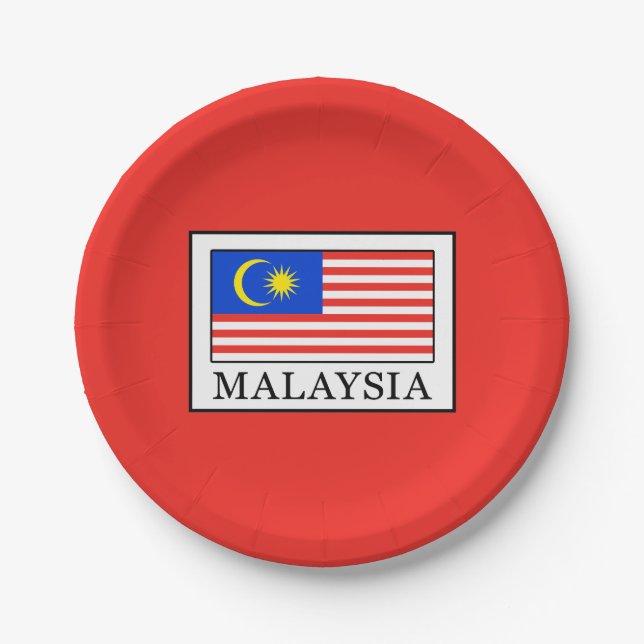 Malaysia Paper Plate (Front)