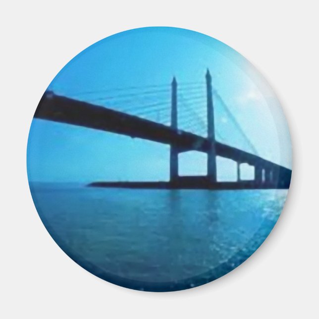 Malaysia Penang Bridge Magnet (Front)