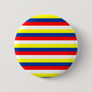 Malaysia Philippines Venezuela flag stripes countr 6 Cm Round Badge