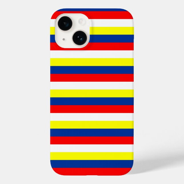 Malaysia Philippines Venezuela flag stripes countr Case-Mate iPhone Case (Back)