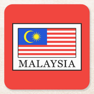 Malaysia Square Paper Coaster