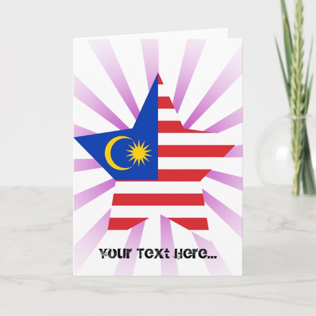 Malaysia Star Holiday Card (Front)
